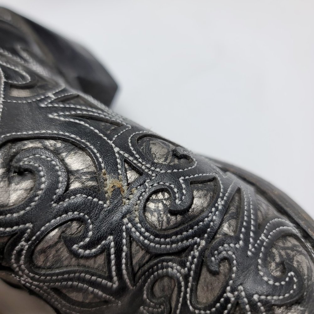 Luchesse Womens Knee High Western Cowgirl Boots 8B - Picture 6 of 9